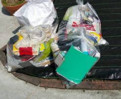 松山市津吉町で家庭ゴミ10袋程度の不用品回収　施工事例紹介