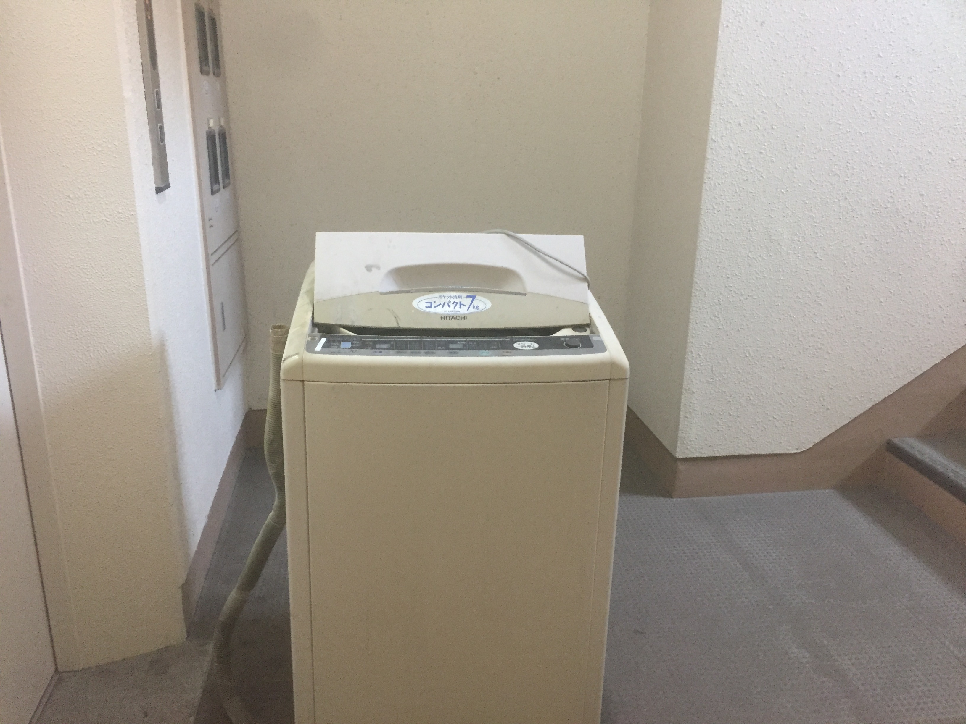 松山市平和通で洗濯機の回収　施工事例紹介