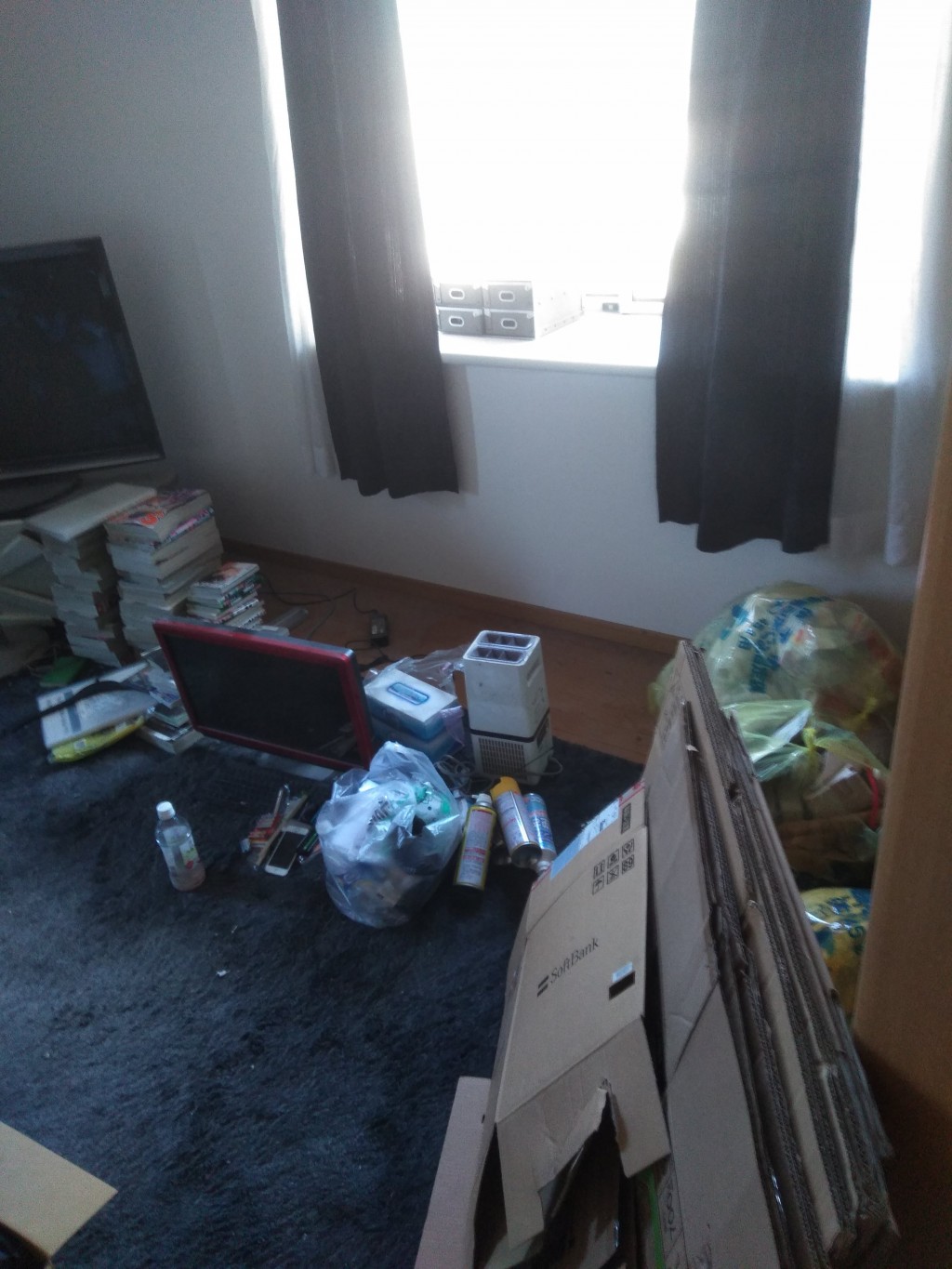 【鳥取市】家庭ごみの回収とハウスクリーニング☆綺麗な部屋になってご満足いただけました!