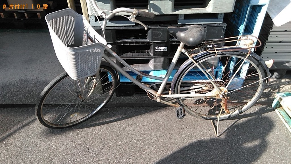 【松山市】自転車の回収・処分ご依頼　お客様の声