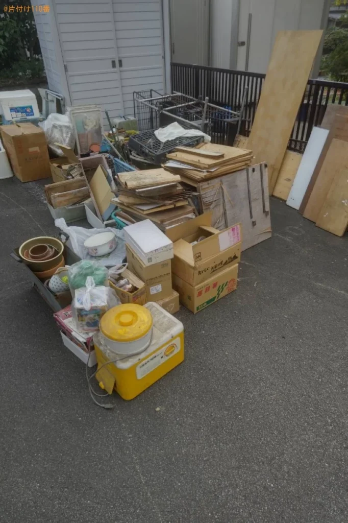 【松山市中野町】角材、陶器、植木鉢等の回収・処分ご依頼