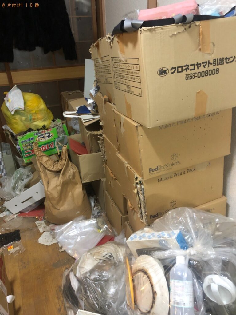 【松山市】パソコン、マットレス付きセミダブルベッド等の回収・処分