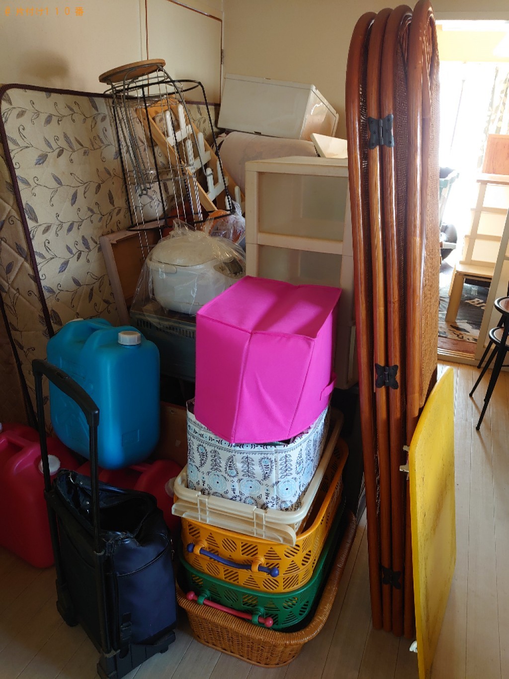 【松山市】冷蔵庫、洗濯機、マッサージチェア、収納ケース等の回収