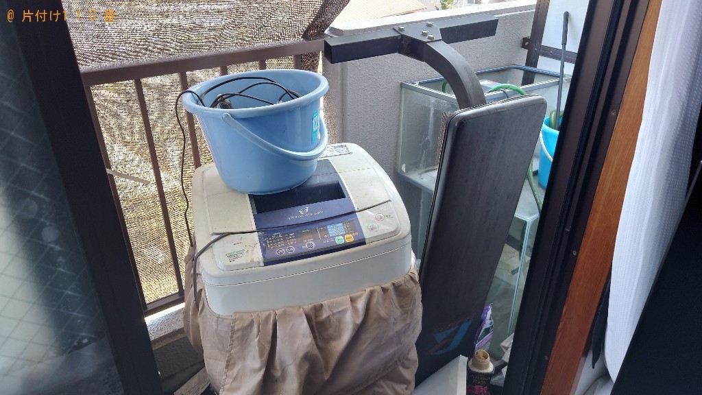 【宇和島市】洗濯機、カラーボックス、水槽の台、バケツ等の回収