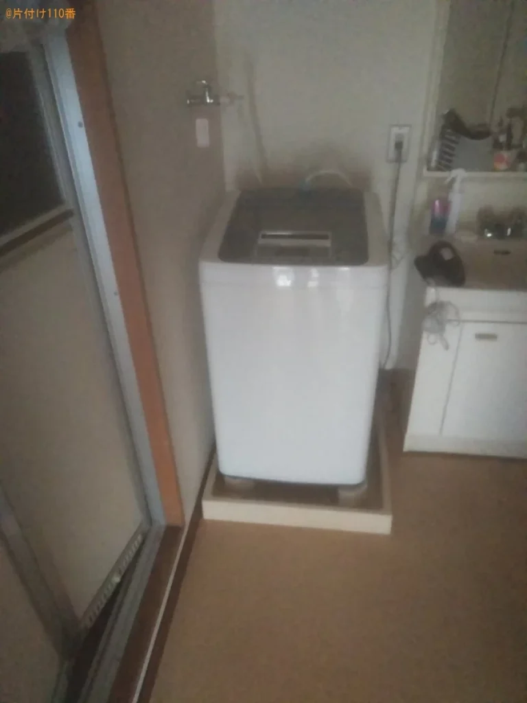 【松山市道後喜多町】洗濯機、冷蔵庫の回収・処分ご依頼　お客様の声