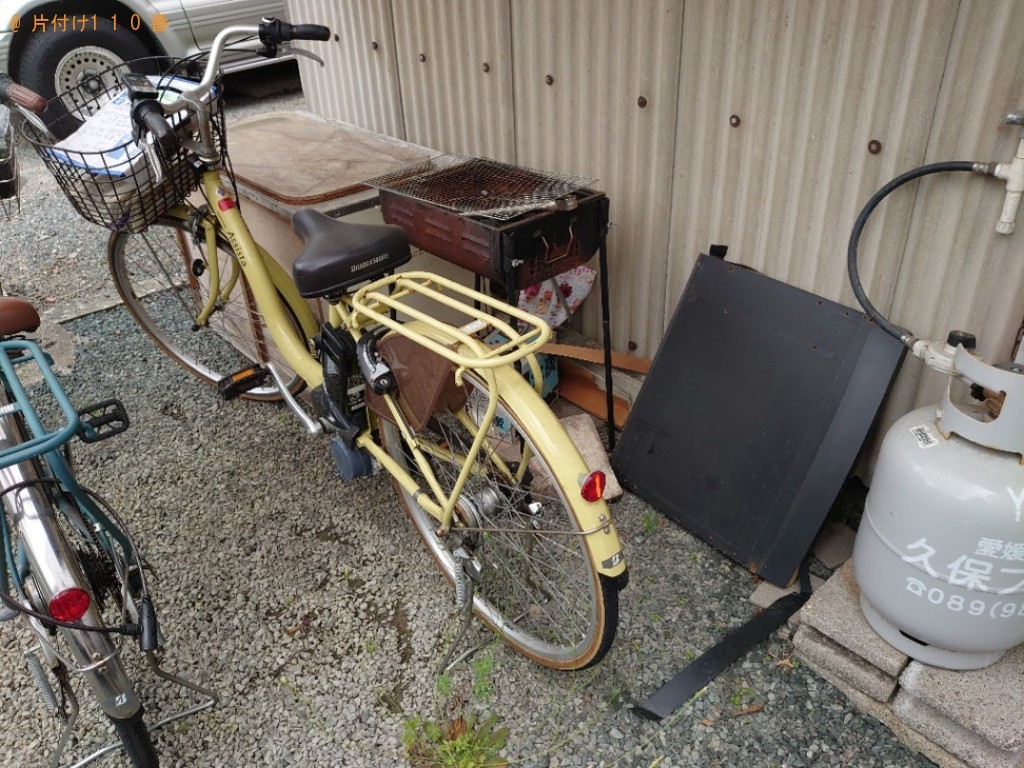【伊予市】自転車、洗濯機、冷蔵庫、エアコン、仏壇等の回収・処分