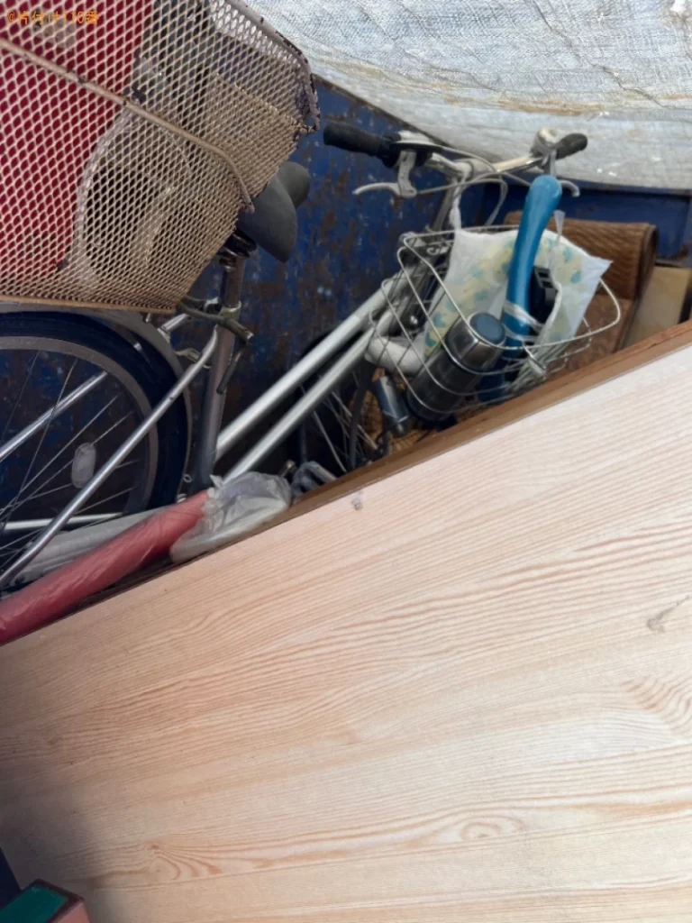 【松山市畑寺町】自転車、クローゼット、こたつ、ヒーター等の回収