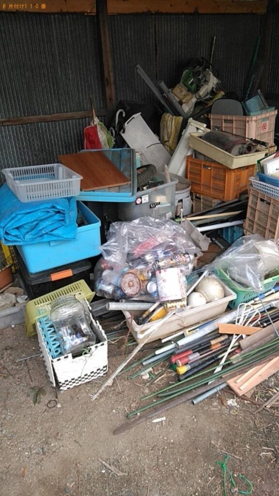 【松山市】収納ケース、ポール、かご、傘、一般ごみ等の回収・処分