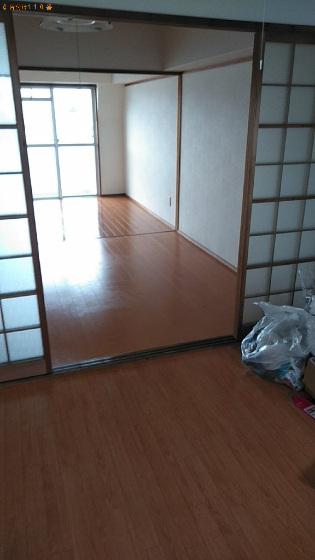 【松山市】冷蔵庫、洗濯機、本棚、椅子等の回収と家具の運搬作業
