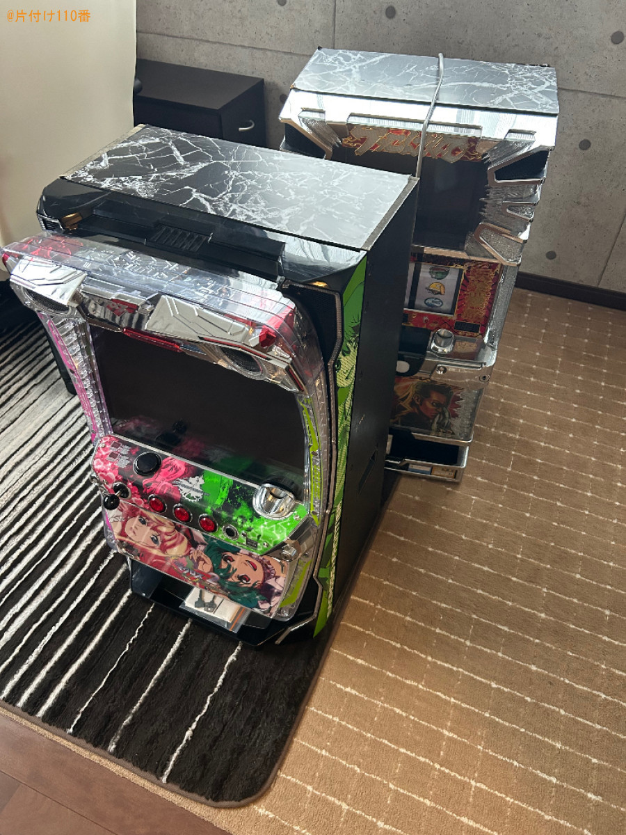 シングルベッドマットレス、パチスロ機等の回収・処分ご依頼