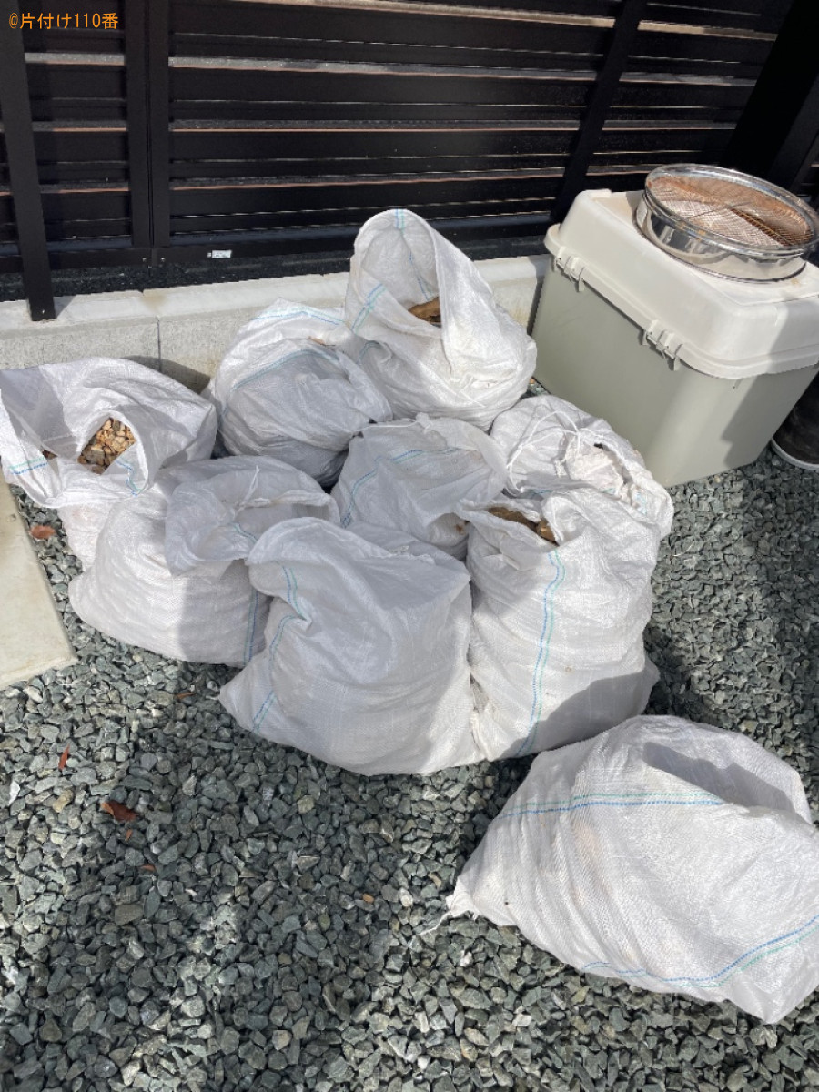 庭の整地した時にでた石の回収・処分ご依頼　お客様の声